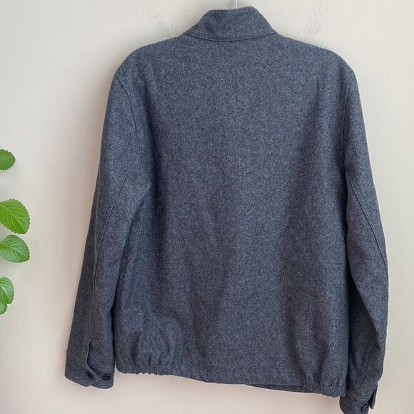 Lands End Mens Wool Blend Jacket M - Picture 5 of 7